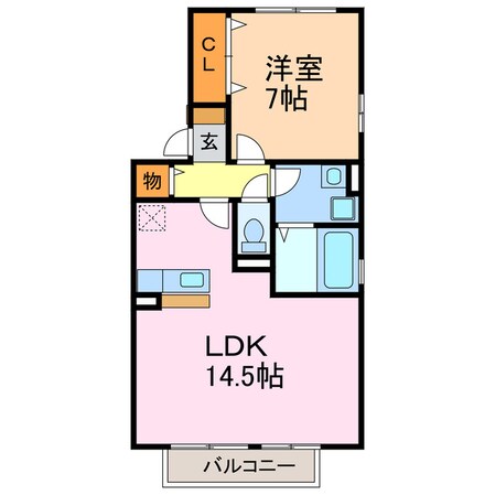 オンディーヌの物件間取画像